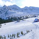 Otoczenie Hali Gąsienicowej. W oddali Kościelec i Świnica. Kościelec - szczyty - szczyt - Tatry