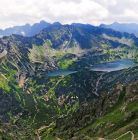 Dolina Pięciu Stawów Polskich. Widok z przełęczy Krzyżne Dolina Pięciu Stawów Polskich - doliny - dolina - Tatry