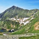 Widok ze szlakku na Starorobociański Wierch Starorobociański Wierch - szczyty - szczyt - Tatry