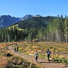Rusinowa Polana szlak od strony Wierch Porońca Rusinowa Polana - doliny - dolina - Tatry