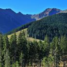 Rusinowa Polana widok z Wierch Porońca Rusinowa Polana - doliny - dolina - Tatry