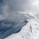 Skitourowe Zakopane Trasa z Doliny Chochołowskiej przez Trzydniowiański Wierch i Jarząbczy Wierch na Wołowiec Trasa skitourowa z Dol. Chochołowskiej na Wołowiec 2 - narty - skitourowe zakopane - Witów