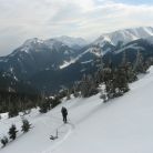 Skitourowe Zakopane Trasa z Doliny Chochołowskiej przez Grzesia, Rakoń na Wołowiec Trasa skitourowa z Dol. Chochołowskiej na Wołowiec - narty - skitourowe zakopane - Witów