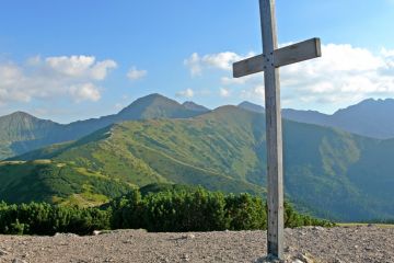 Grześ - widok w kierunku Wołowca Grześ - szczyty - szczyt - Tatry