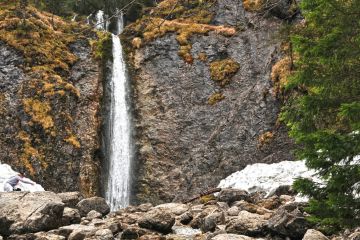 Wodospad Siklawica - stawy i wodospady - staw / wodospad - Tatry