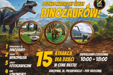 Dino Park Zakopane - dla dzieci - plac zabaw dla dzieci - Zakopane
