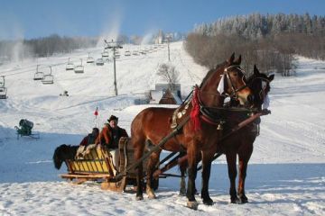 Kulig z pochodniami Zakopane Kulig w Zakopanem - jednodniowe - kulig zimowy - Zakopane