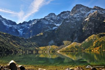 Morskie Oko - stawy i wodospady - staw / wodospad - Tatry