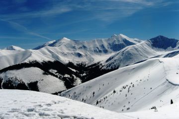 SkitouroweZakopane Trasa z Doliny Chochołowskiej przez Grzesia na Rakoń. Trasa skitourowa z Dol. Chochołowskiej na Rakoń - narty - skitourowe zakopane - Witów