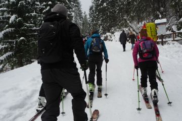Skitourowe Zakopane. Trasa z Kuźnic na Polanę Kalatówki Trasa skitourowa z Kuźnic na Polanę Kalatówki - narty - skitourowe zakopane - Zakopane