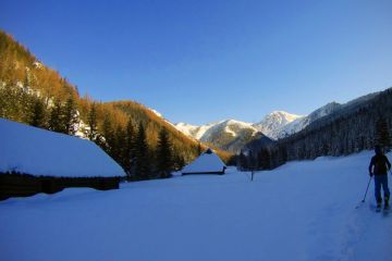 Skitourowe Zakopane. Trasa skitourowa z Kuźnic przez Halę Gąsienicową na Kozią Przełęcz Trasa skitourowa z Kuźnic na Kozią Przełęcz - narty - skitourowe zakopane - Zakopane