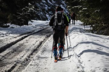 Skitourowe Zakopane. Trasa z Doliny Chochołowskiej na Trzydniowiański Wierch Trasa z Dol. Chochołowskiej na Trzydniowiański Wierch - narty - skitourowe zakopane - Witów