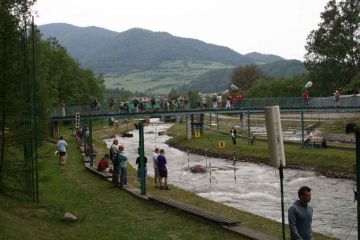 Wietrznica Tor Kajakarstwa Górskiego - sport i rekreacja - rafting spływ kajakowy / pontonowy - Łącko