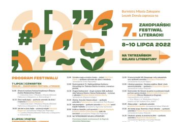 Zakopiański festiwal Literacki - festiwal - regionalne - Zakopane