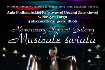 Noworoczny Koncert Galowy - Musicale Świata - koncert - koncerty - Nowy Targ