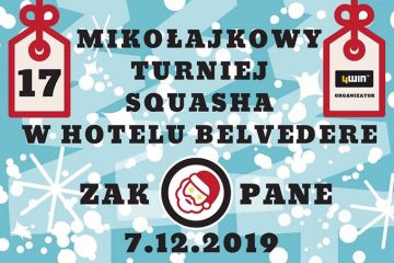 XVII Mikołajkowy turniej squasha w hotelu Belvedere - turniej - sportowe - Zakopane