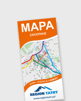 Mapa Zakopane