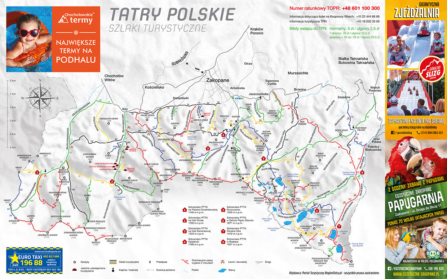 Zakopane Mapa Turystyczna Mapa